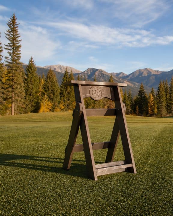 A range line at golden hour